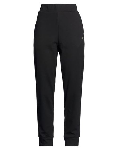 Woman Pants Black Size L Polyester, Cotton
