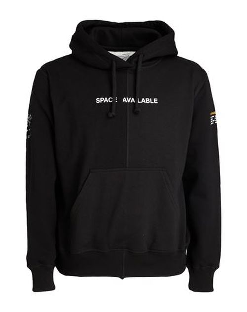 Man Sweatshirt Black Size L Cotton