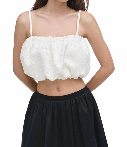 Lorenne Crop Top In White