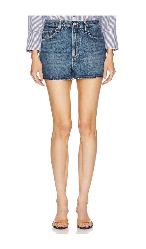 AGOLDE MINIROCK ALEK in Denim-Medium. Größe 33. Also in 23, 27, 28, 29, 30, 31