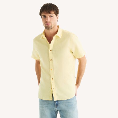Linen hort-leeve hirt