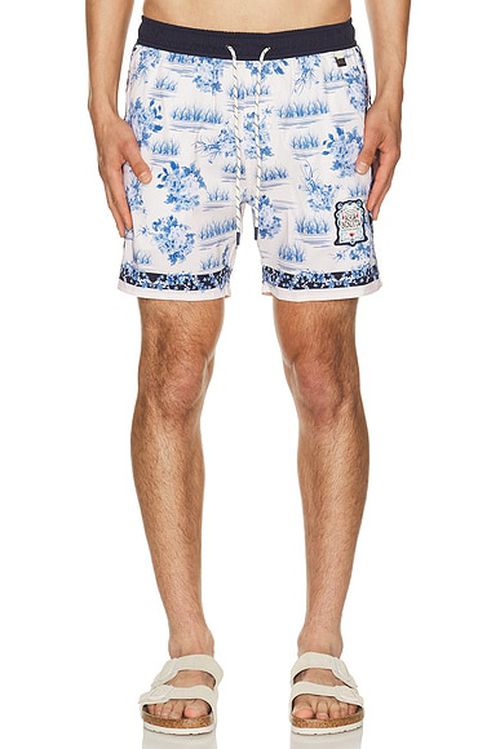 Agua Bendita Joe Trunks in White - White. 38 also , 32