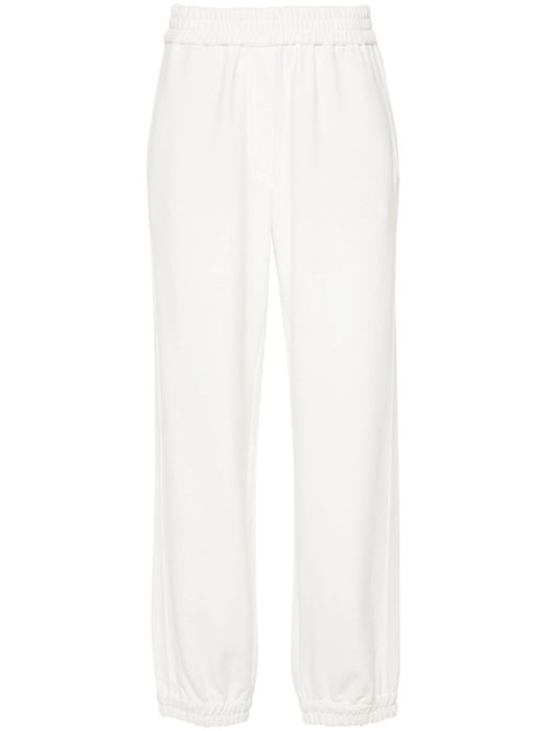 Jersey track pants - White