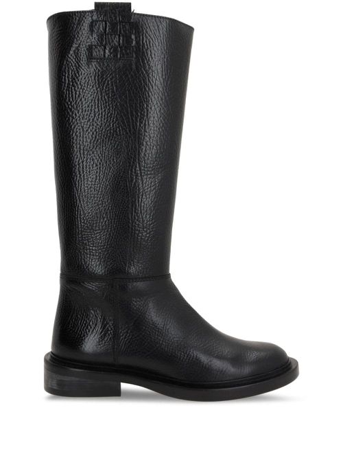 Anella leather boots - Black