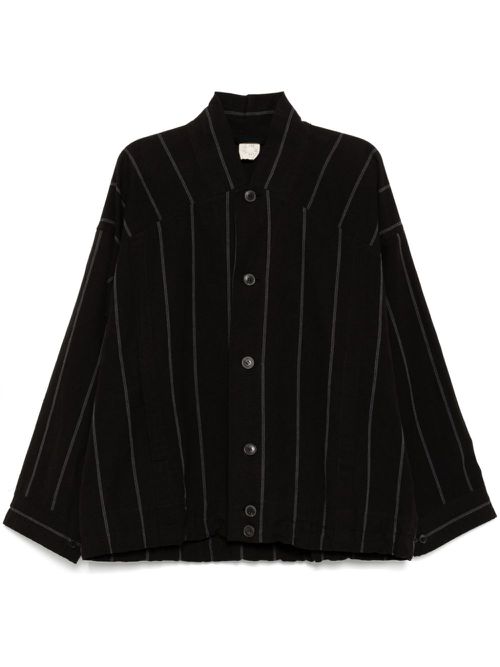 Striped jacket - Black