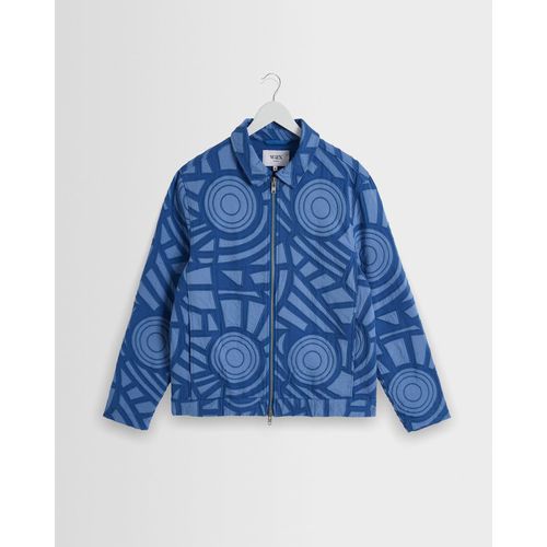 Park - Bright Blue Tonal Applique Jacket