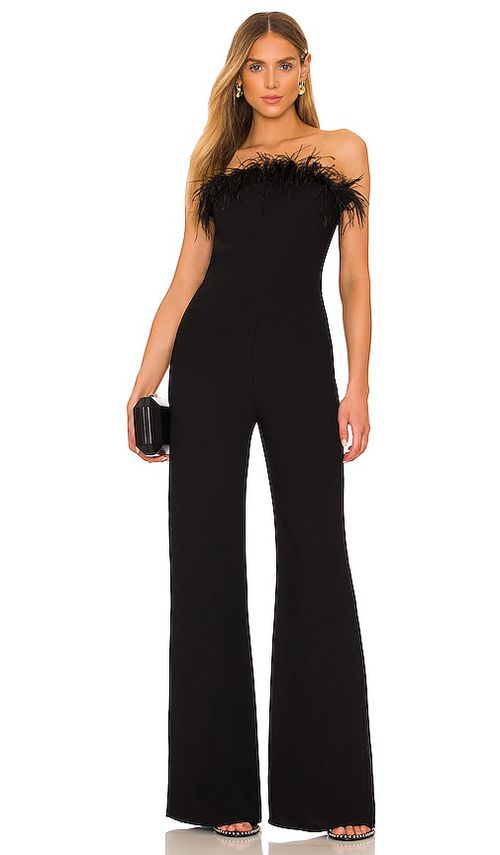 Amanda Uprichard JUMPSUIT AMIAH in Black. Größe S. Also in L