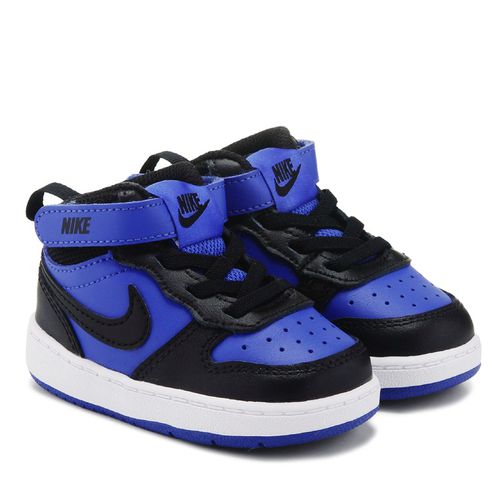 Kids' Court Borough Mid 2 High Top Sneaker Baby/Toddler Shoes (Black/Royal)