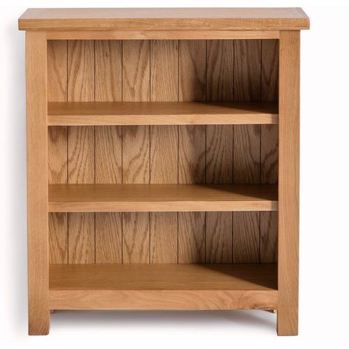 London Oak Small Bookcase | W: | Solid Wood | Light Oak