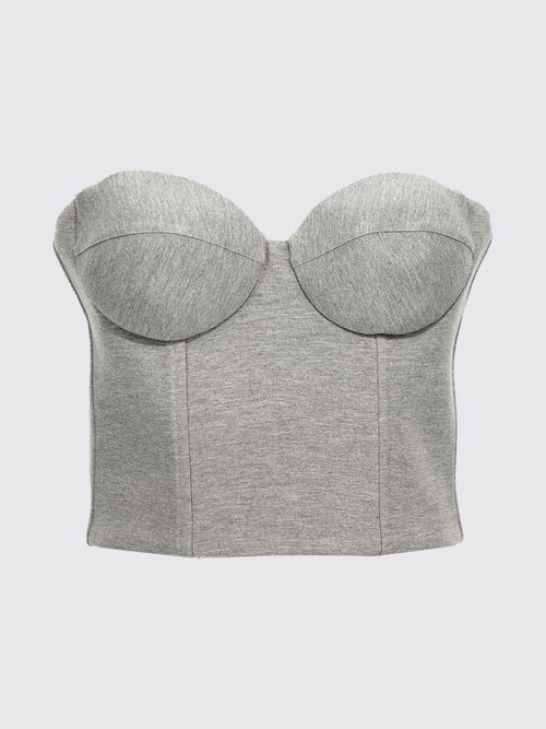 Top Woman color Grey