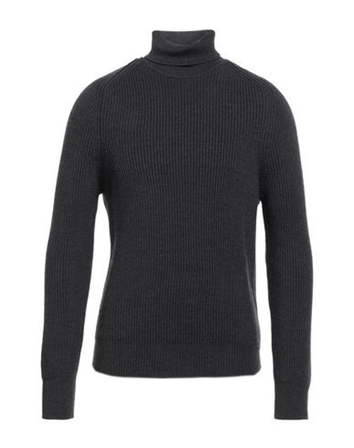 Man Turtleneck Charcoal Size 36 Virgin Wool