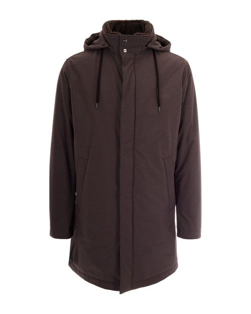 Dark Brown Hood Jacket