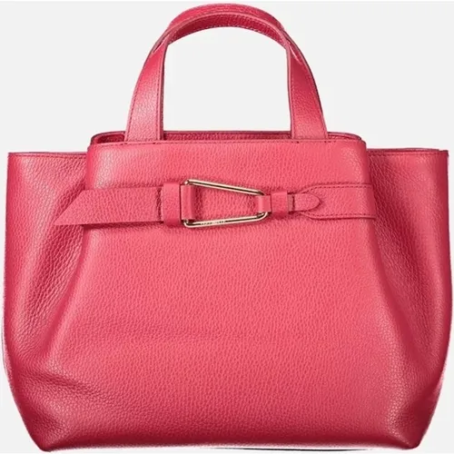 Coccinelle Women's Timeless Leather Bag with Dual Handles Women - Red Handbags - Size: ONE size
