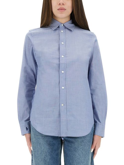 Shirt With Embroidered Logo