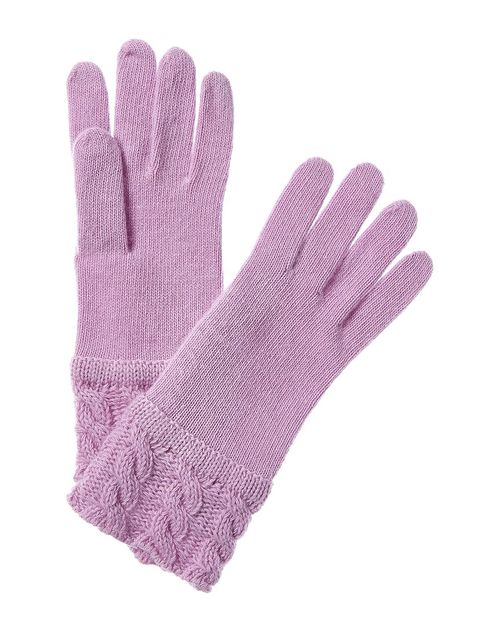 Cables Cashmere & Wool-Blend Gloves
