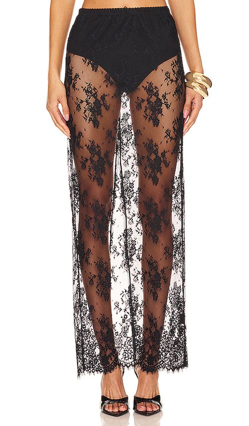 NBD Anjali Maxi Skirt in Black. S also in L, M, XL