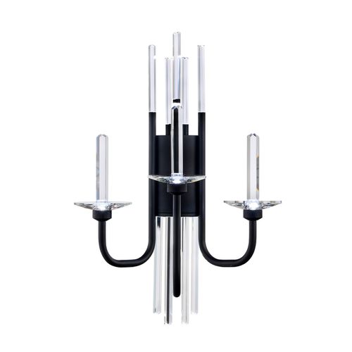 Soft Silver LED Wall Sconce from the Calliope Collection