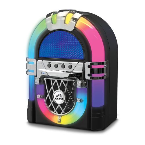Mini Bluetooth Jukebox with Multicolor LED Lighting