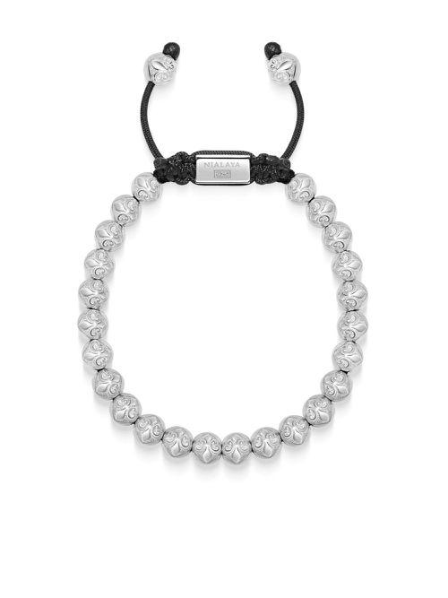 Nialaya Jewelry beaded bracelet - SILVER