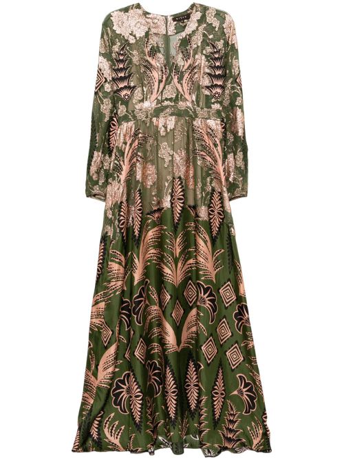 Empire long dress - Green