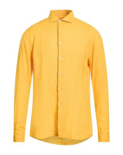 Man Shirt Marigold Size 15 ¾ Linen
