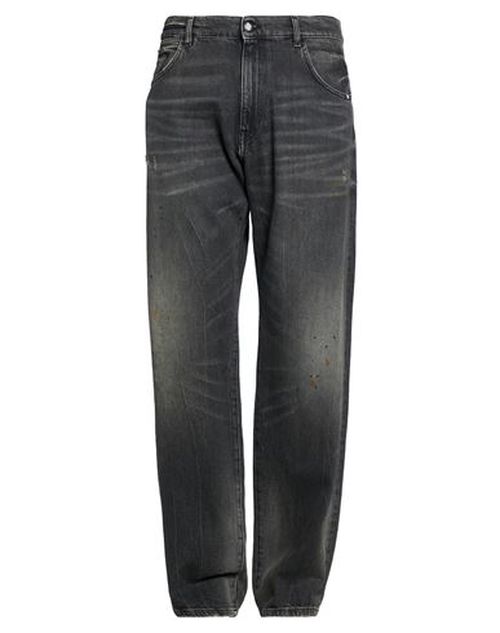 Man Jeans Black Size 31 Cotton