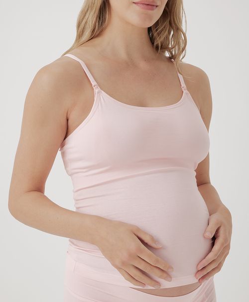 Women's Chalk Pink Maternity Nursing Camisole