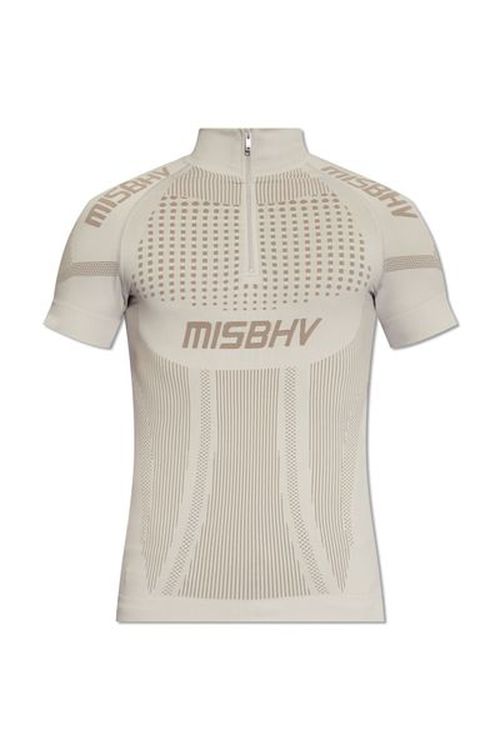 Misbhv Sport Europa Quarter-Zipped Knitted T-Shirt