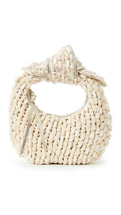 Poolside Bags Women's The Josie Pearl Bag, Pearl, Off White, One Size