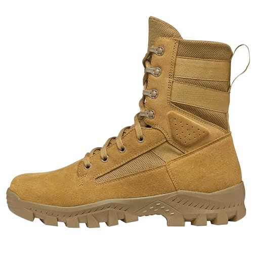 GARMONT TACTICAL T8 Defense Military Combat Boots for Men and Women, Army, Air Force, AR670-1 Compliant Footwear, Suede Leather, Wide
