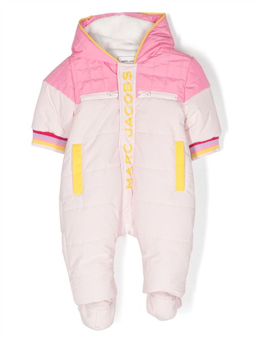 Logo-tape padded body - Pink