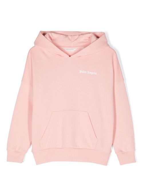 Logo-print hoodie - Pink