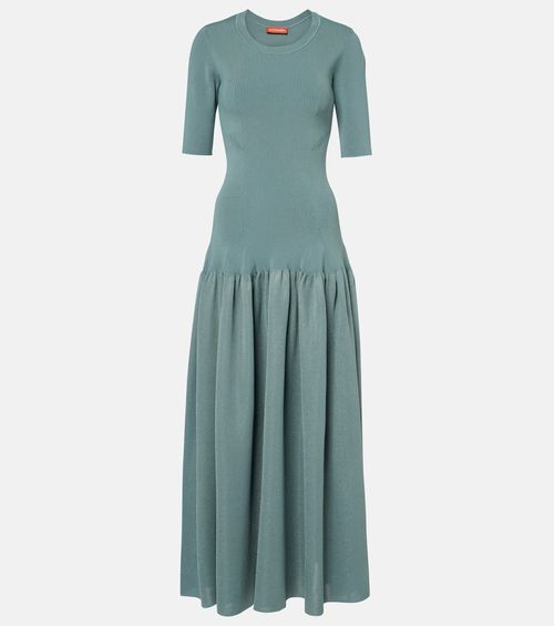 Maisie ribbed-knit maxi dress