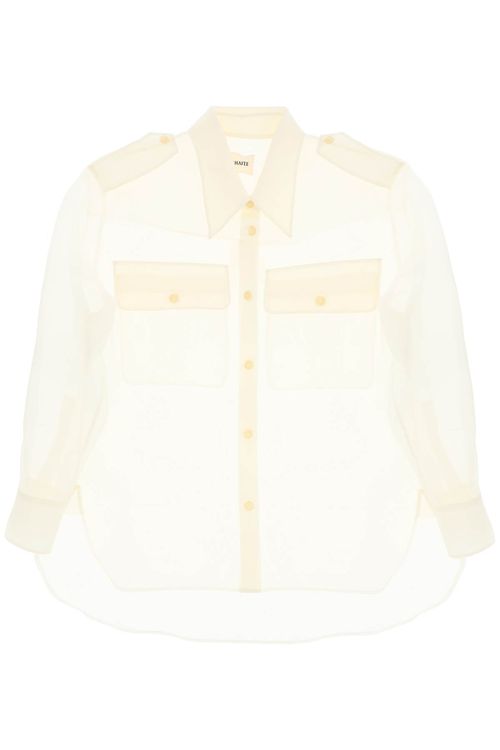 -Camicia Oversize In Organza Missa-Donna
