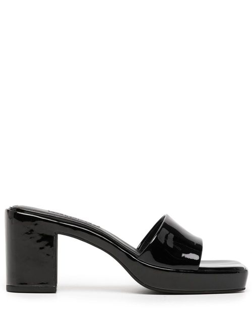 Stevie leather mules - Black