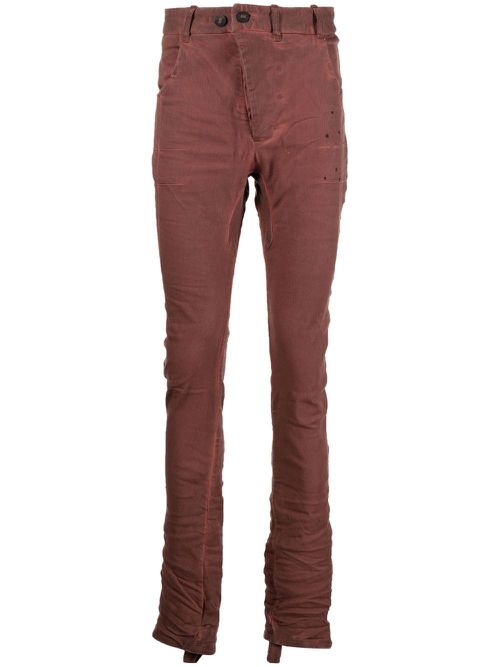 Slim-cut denim jeans - Red
