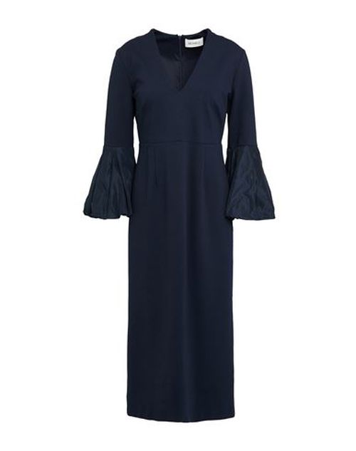 Woman Midi dress Navy Size 4 Viscose, Polyamide, Elastane, Polyester, Acetate