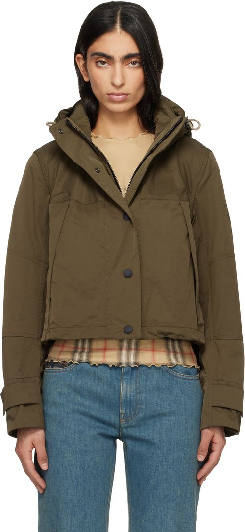 Khaki Nylon Jacket