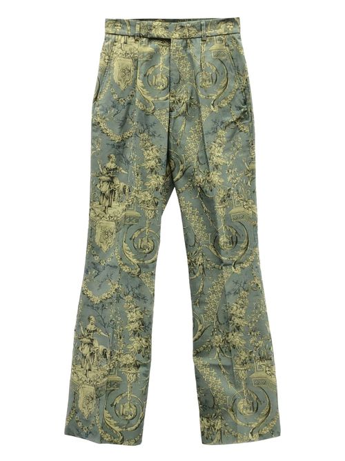 2010s printed trousers - Blue