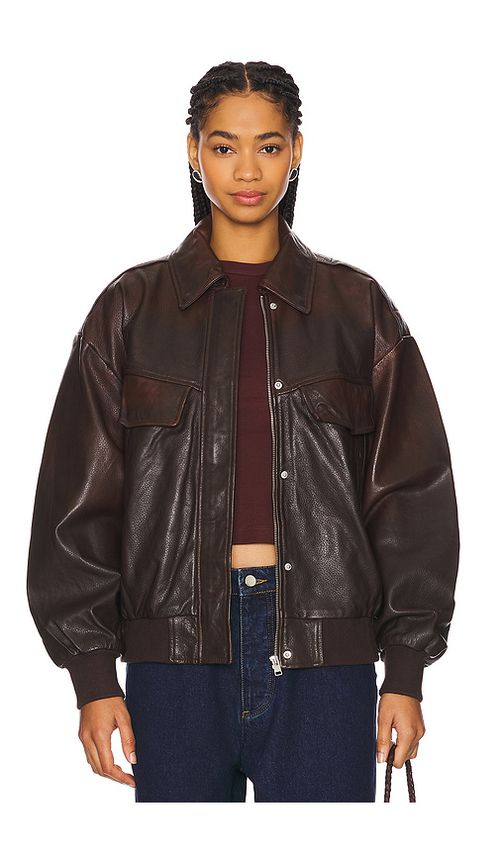 LAMARQUE BLOUSON TREVANNA en Chocolate.  XS. Also en