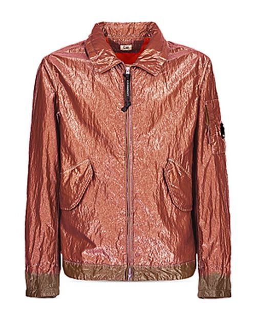 Kan D Short Nylon Textured Full Zip Jacket