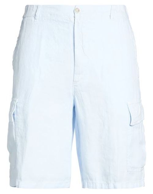Man Shorts & Bermuda Shorts Sky blue Size 32 Linen