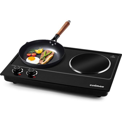Portable Infrared Electric Hot Plate, 2400W,Black