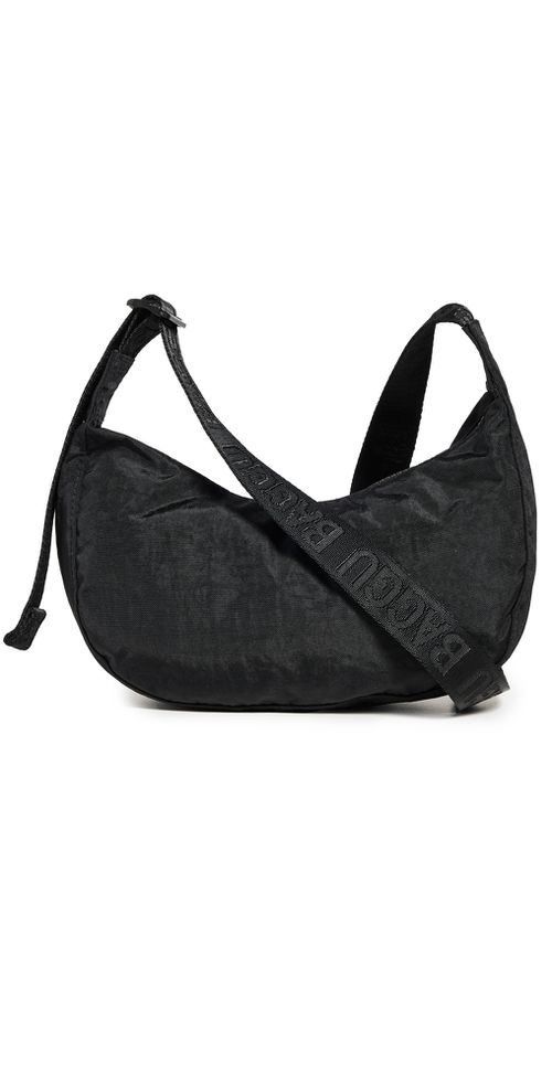 Small Nylon Crescent Bag Black One Size