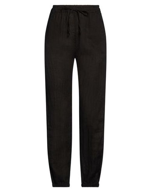 Woman Pants Black Size S Linen