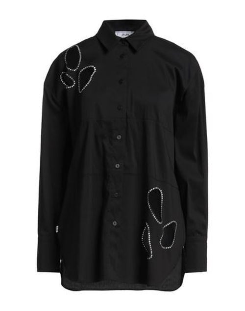 Woman Shirt Black Size 6 Cotton, Polyamide, Elastane
