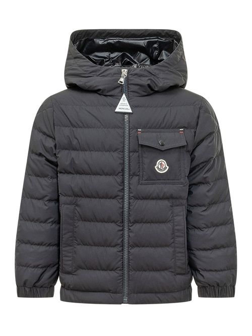 Kids Navy Blue Quilted Jacket