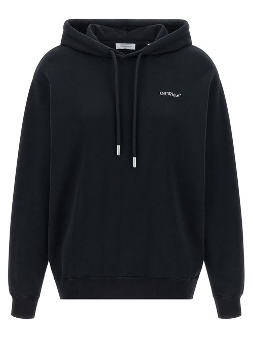 Logo-Embroidered Cotton Hoodie — Black