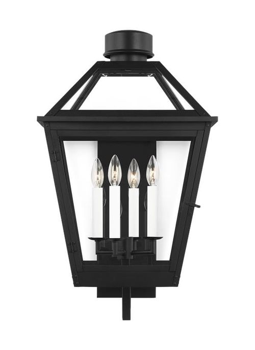 Visual Comfort Studio Hyannis 4-Light Outdoor Wall Light in Textured Black by Chapman & Myer