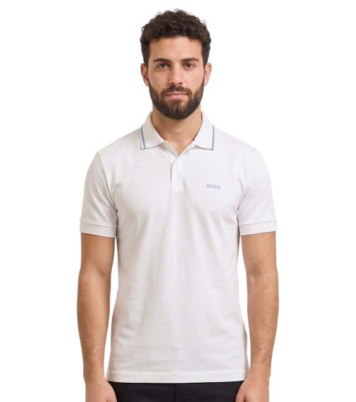 White Shirt Collar Polos